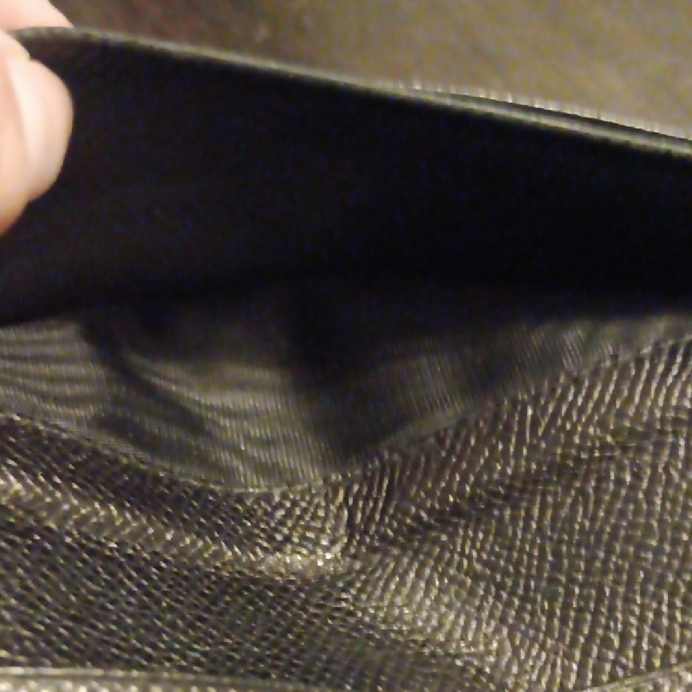 BVLGARI Vintage Rare Black Wallet with Snap Closure (EUC) - Picture 6 of 12